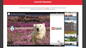 Screenshot Kanada Webinar Churchil Foto Destination Canada